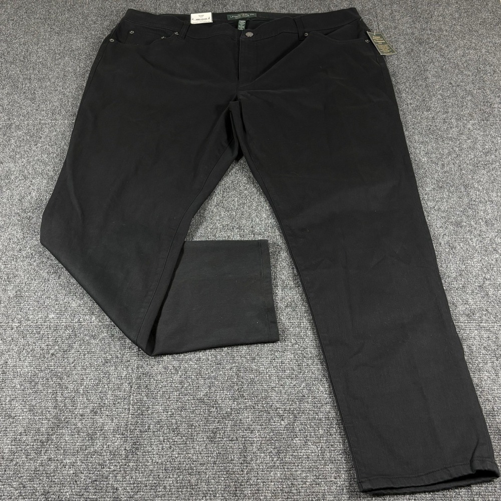 LRL Ralph Lauren Jeans Co. Modern Skinny Womens Size 22w Dark Denim Stretch NEW